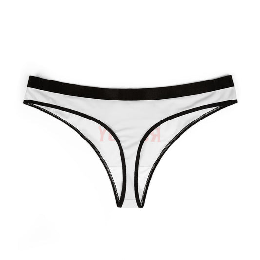 Get Rowdy Women's Thongs, Fun Underwear, Cheeky Panties, Gift for Her, Lingerie for Parties, Comfortable Thong