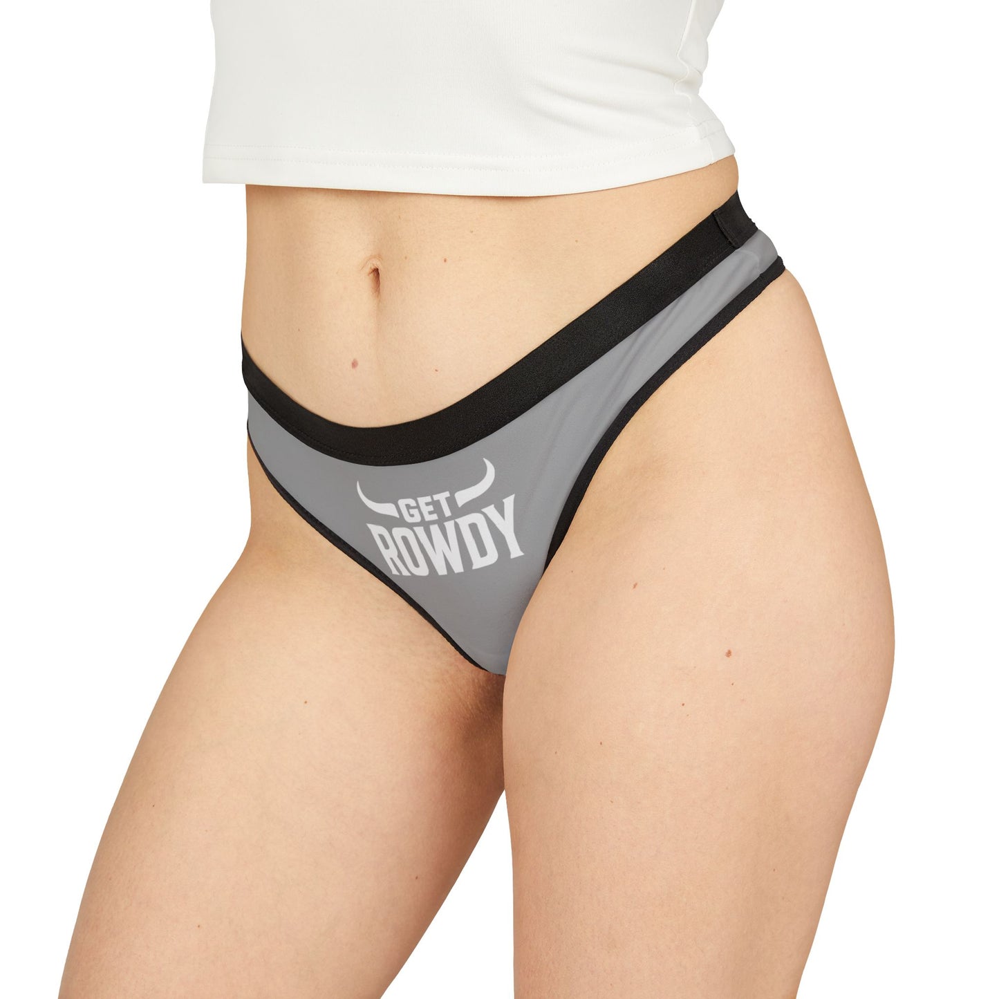 Get Rowdy Women's Thongs - Cheeky Underwear, Fun Lingerie, Gift for Her, Party Essentials, Comfortable Fit, Everyday Wear