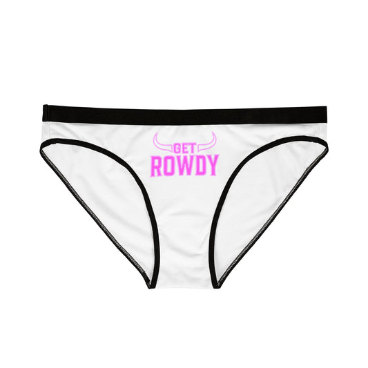 Get Rowdy Women's Underwear, Fun and Flirty Panties, Comfortable Everyday Lingerie, Gift for Her, Birthday, Bachelorette Party