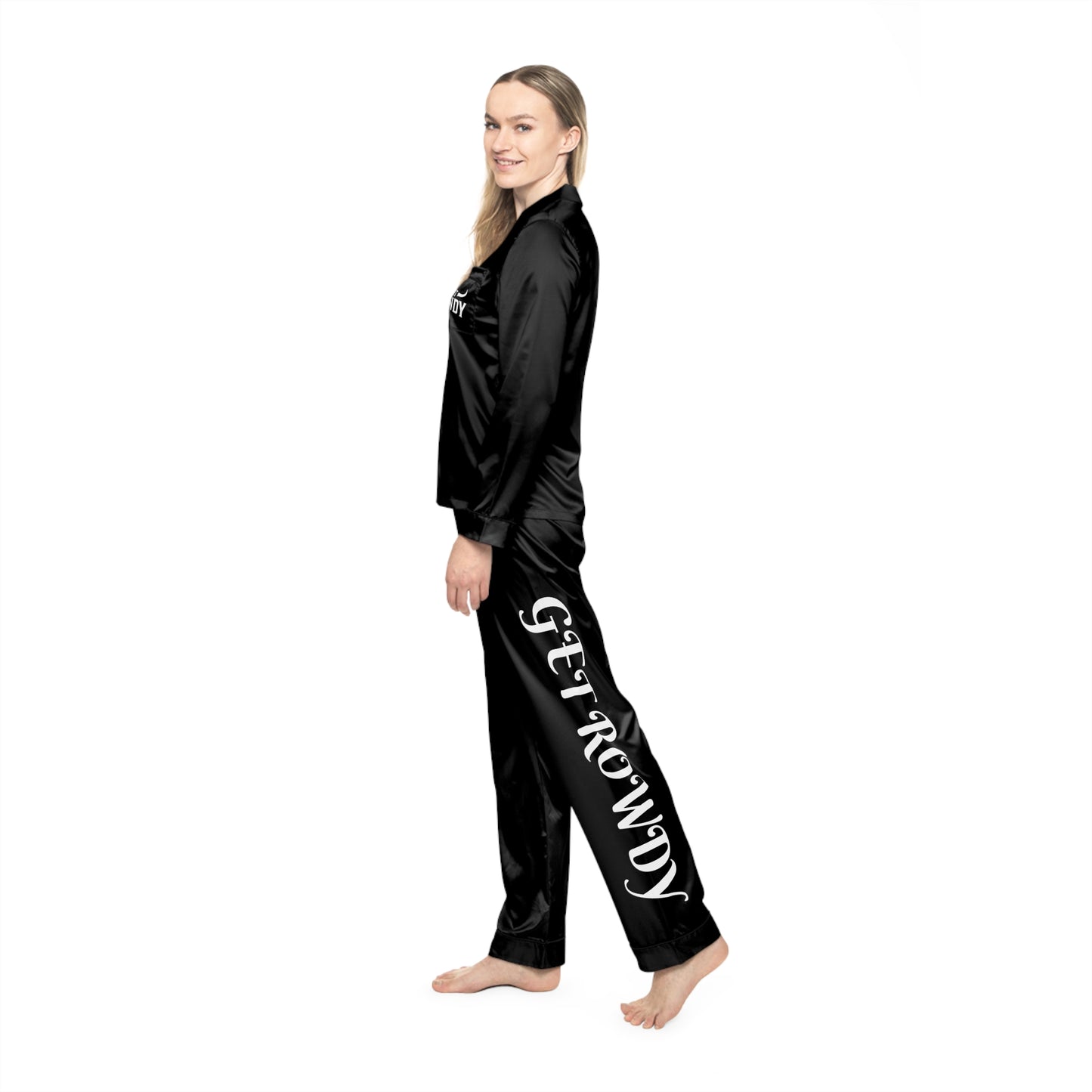 Satin Pajamas for Women - Get Rowdy Luxurious Design