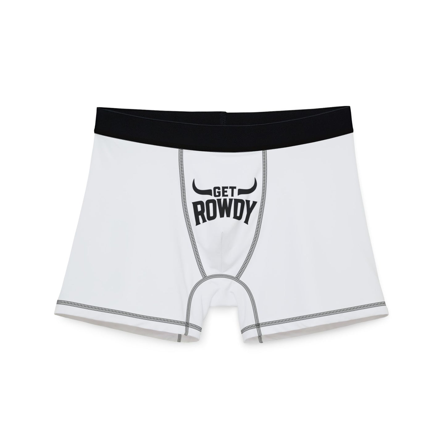 Get Rowdy Men’s Boxer Briefs — Funny Novelty Underwear for Bachelor Parties & Gifts