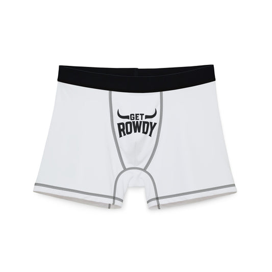 Get Rowdy Men’s Boxer Briefs — Funny Novelty Underwear for Bachelor Parties & Gifts