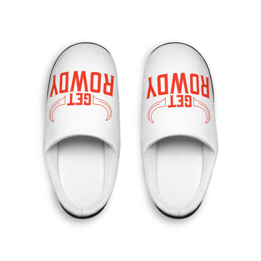 Get Rowdy Men's Indoor Slippers - Cozy Novelty House Shoes
