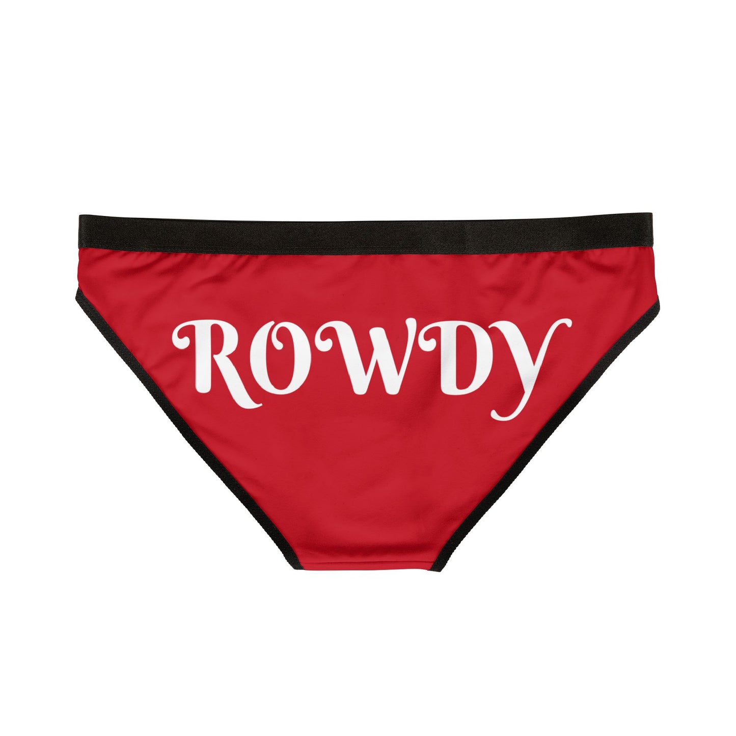 Rowdy Women's Underwear, Fun Cheeky Briefs, Comfy Lingerie, Gifts for Her, Playful Underwear