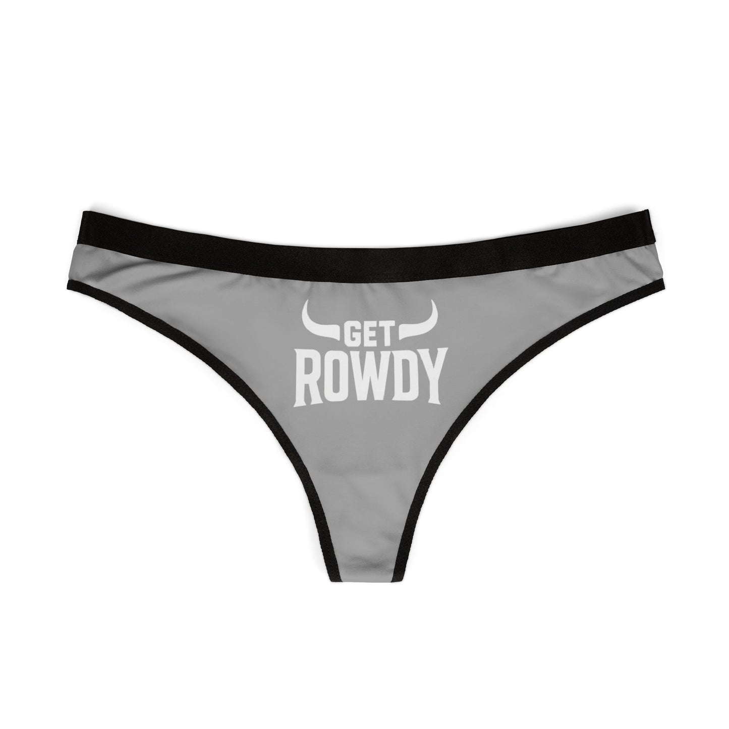 Get Rowdy Women's Thongs - Cheeky Underwear, Fun Lingerie, Gift for Her, Party Essentials, Comfortable Fit, Everyday Wear