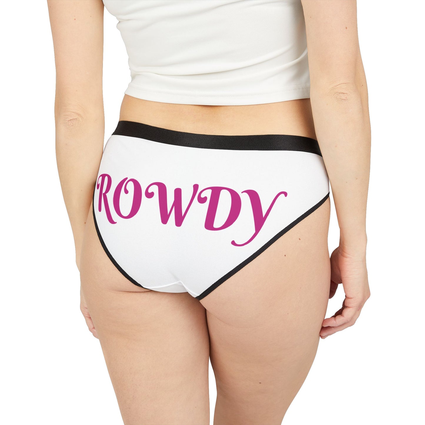 Rowdy Women's Underwear, Fun Panties, Cute Lingerie, AOP Intimates, Playful Gift for Her, Everyday Comfort