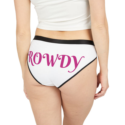 Rowdy Women's Underwear, Fun Panties, Cute Lingerie, AOP Intimates, Playful Gift for Her, Everyday Comfort