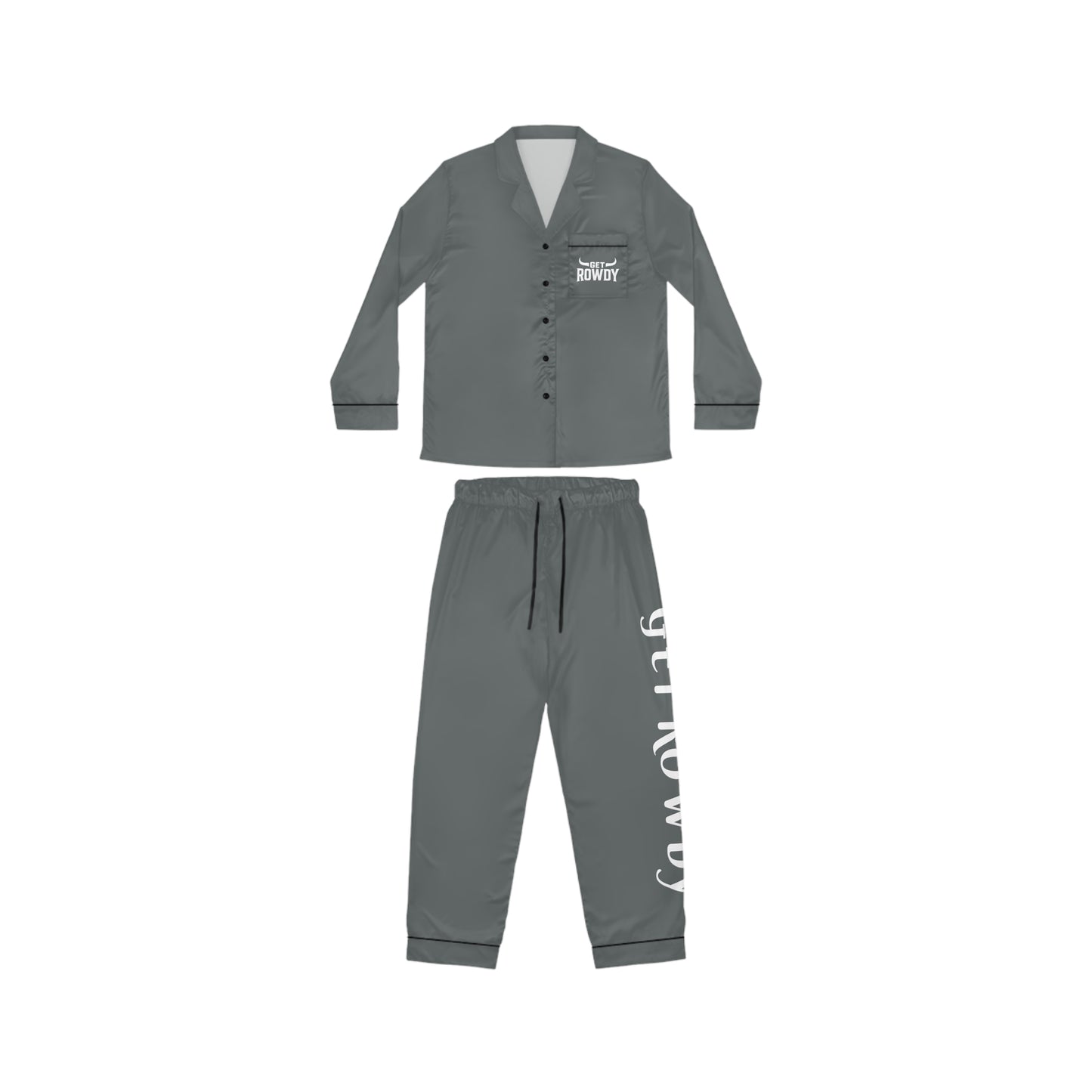 Women's Satin Pajama Set - Get Rowdy Design