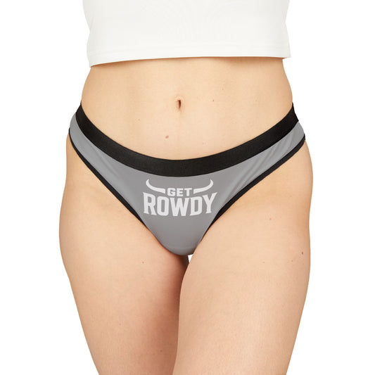 Get Rowdy Women's Thongs - Cheeky Underwear, Fun Lingerie, Gift for Her, Party Essentials, Comfortable Fit, Everyday Wear