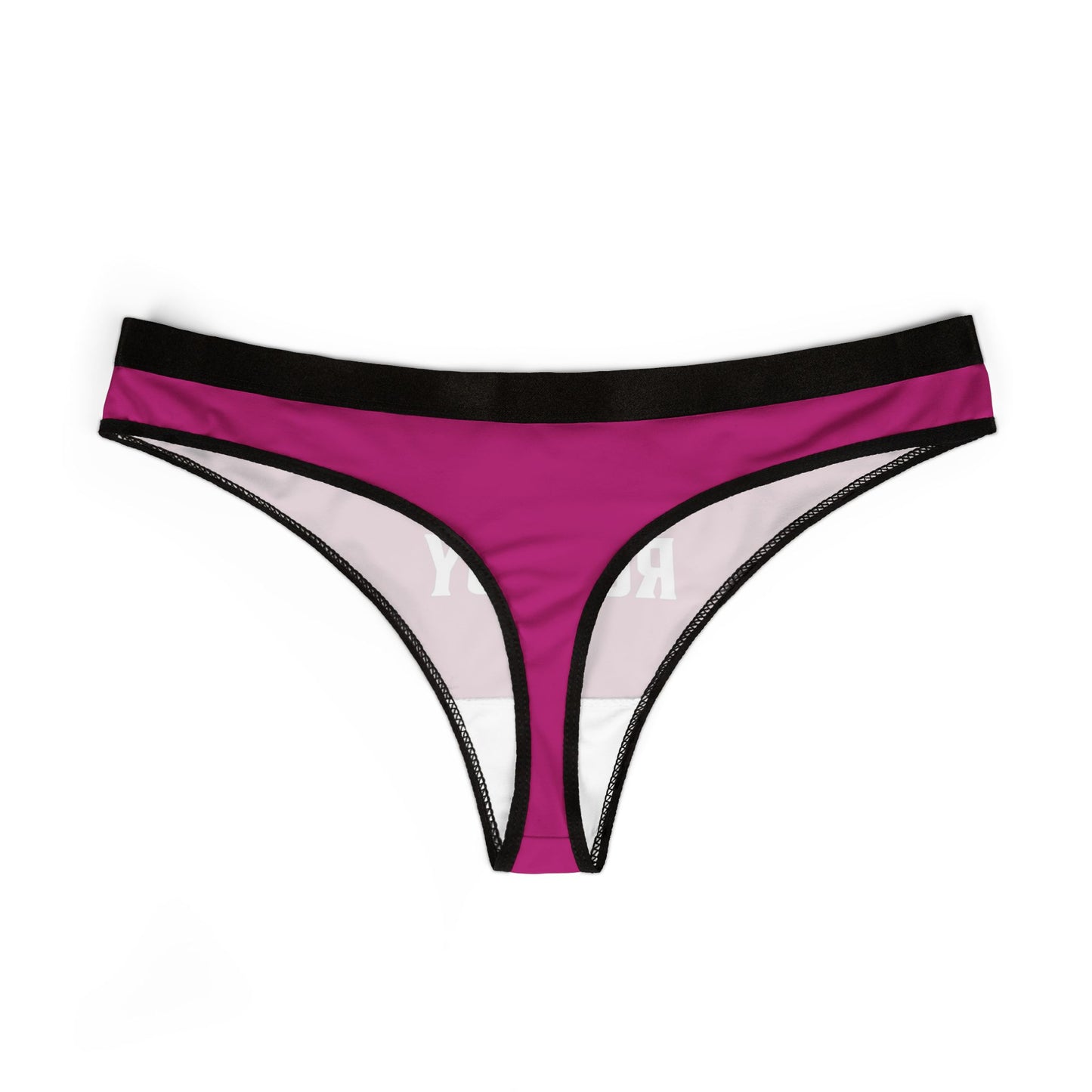 Get Rowdy Women's Thongs, Fun Lingerie, Party Underwear, Gift for Her, Cheeky Intimates, Sassy Sleepwear