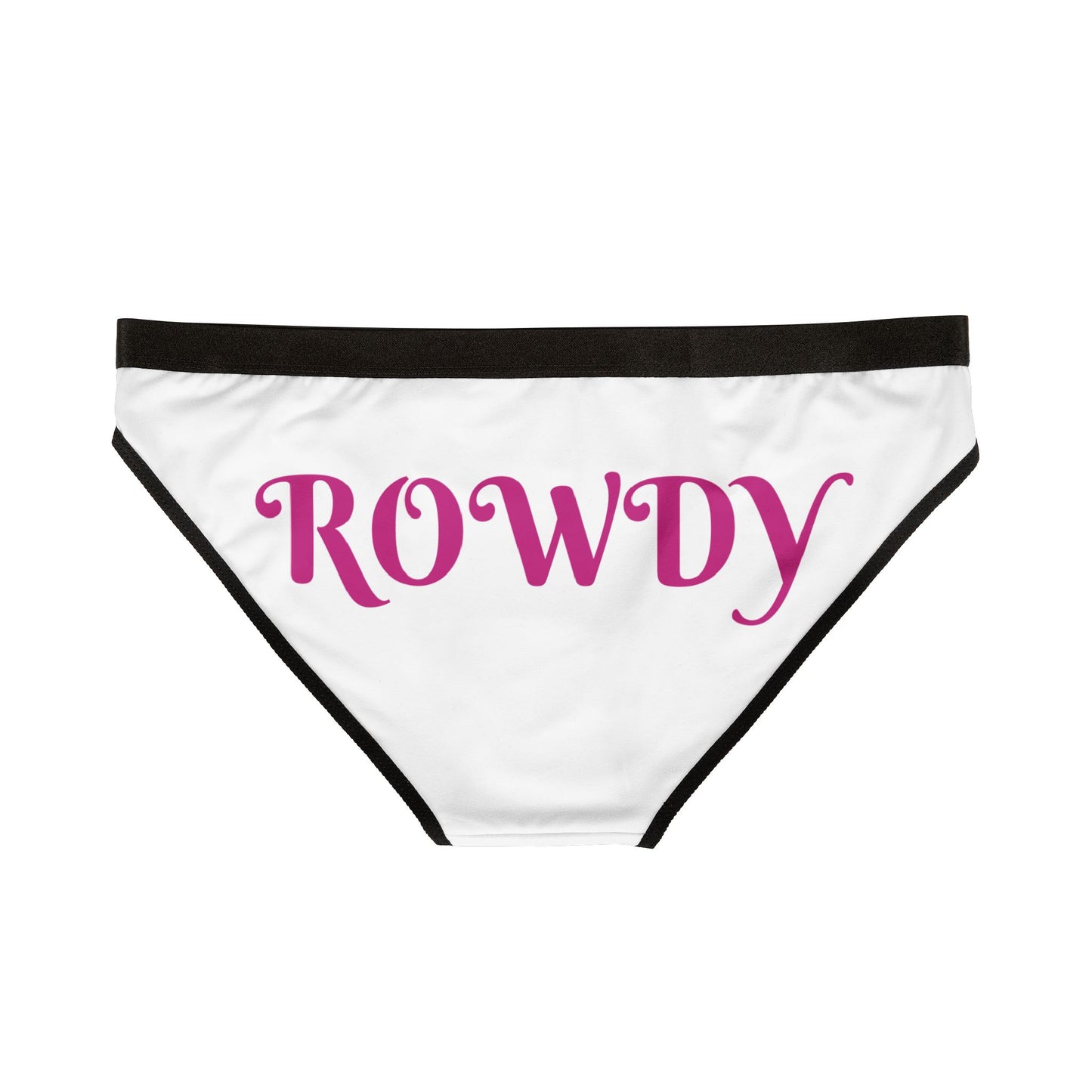 Rowdy Women's Underwear, Fun Panties, Cute Lingerie, AOP Intimates, Playful Gift for Her, Everyday Comfort