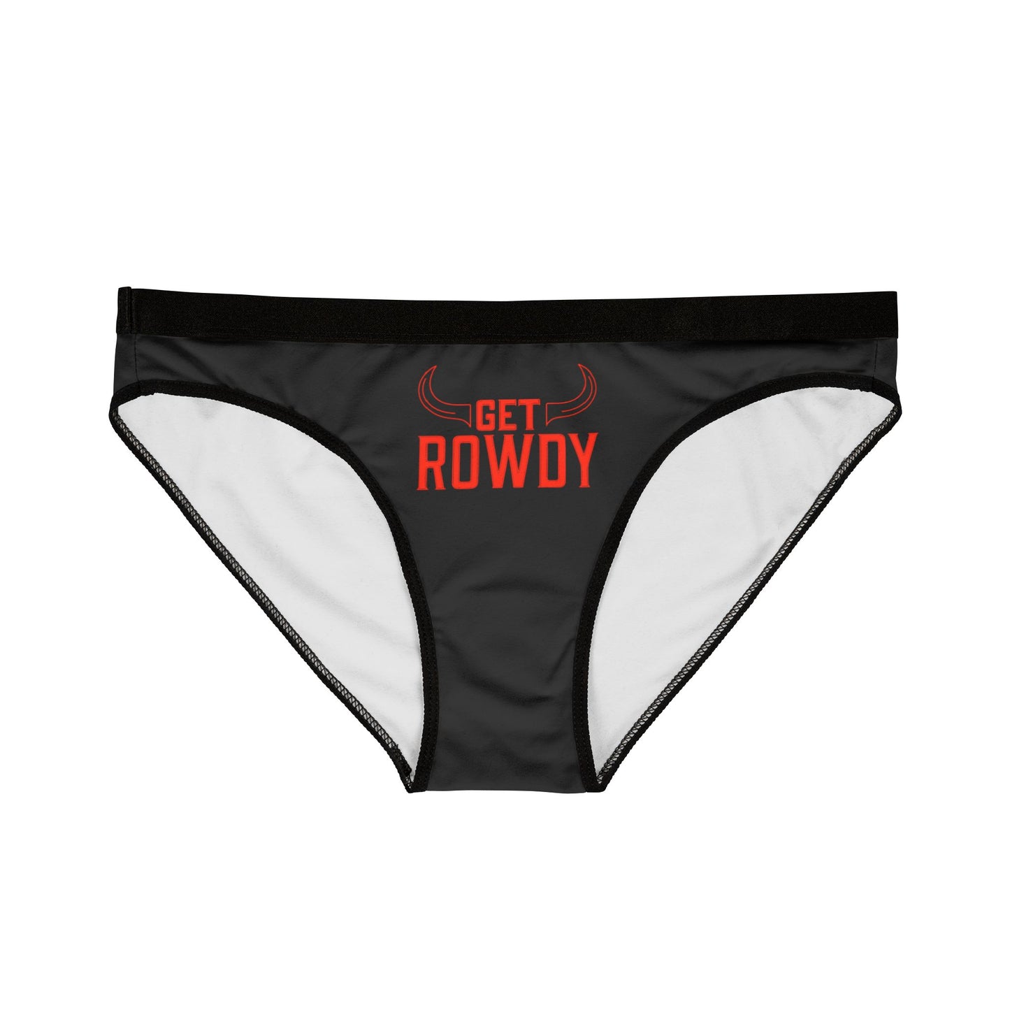 Get Rowdy Women's Underwear - Comfortable & Fun AOP Briefs, Perfect Gift for Ladies, Everyday Loungewear, Party Wear, Underwear Set
