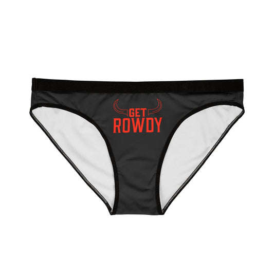 Get Rowdy Women's Underwear - Comfortable & Fun AOP Briefs, Perfect Gift for Ladies, Everyday Loungewear, Party Wear, Underwear Set