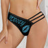 High-quality Rowdy erotic panties featuring a black design with a kiss print and stylish cut.