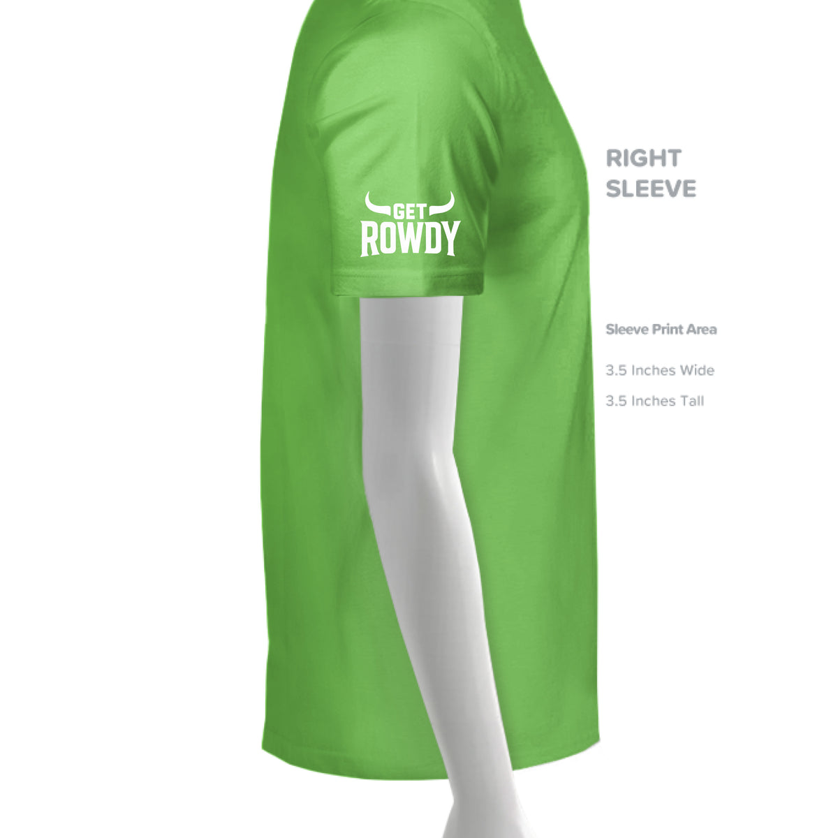 ELECTRIC GREEN - SLEEVE_RIGHT