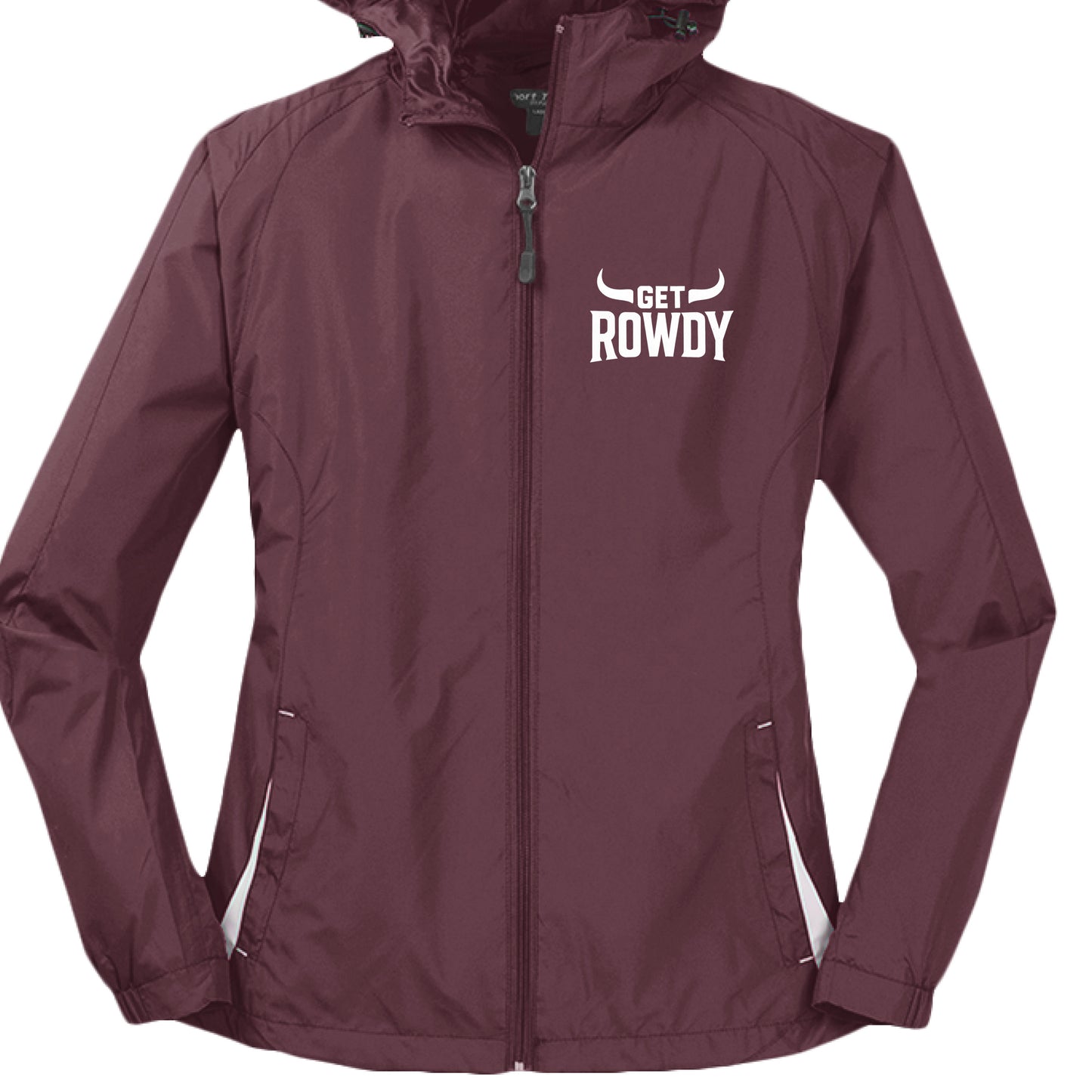 Maroon/ White - FRONT