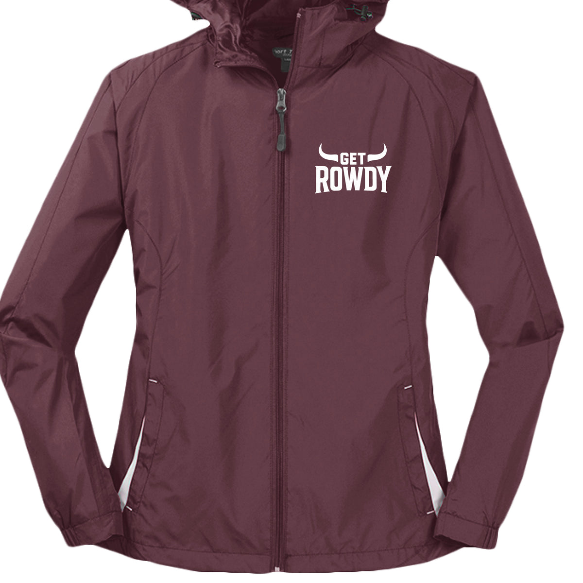 Maroon/ White - FRONT